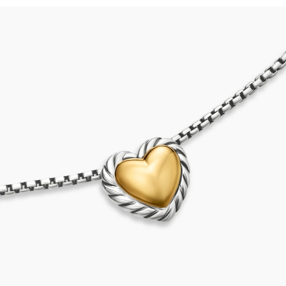 David Yurman Cable Heart Necklace - Picture 4 of 9